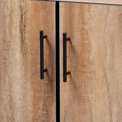 Kirklands Home Cabinets & Sideboards|Stella Contemporary Oak 3-Door Sideboard