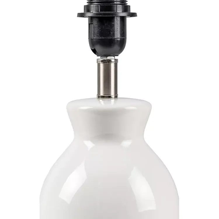 Kirklands Home Table Lamps|Stella Mini Table Lamp with Woven Shade White