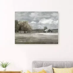Kirklands Home Canvas Art|Still Country Quiet Canvas Art Print, 48x36 in. Gray