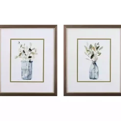 Kirklands Home Framed Art|Still Moment Framed Art Prints, Set of 2
