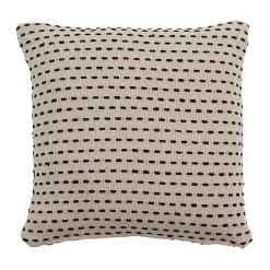 Outlet Stitch Line Cream Throw Pillow Pillows