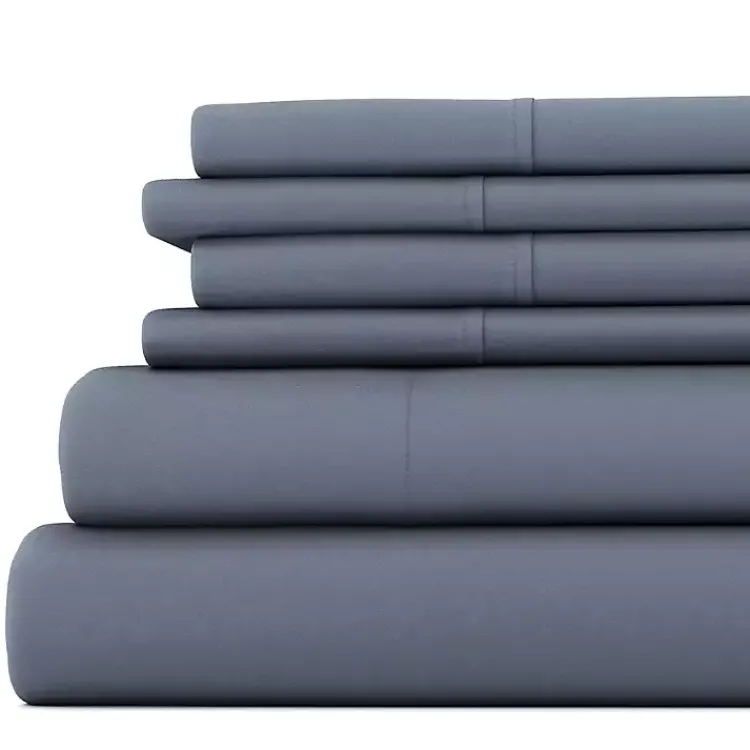 Kirklands Home Bed Sheets|Stone Ultra Soft 6-pc. Full Sheet Set Gray