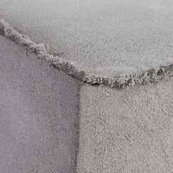 Kirklands Home Dining Chairs|Stonewash Fringe Slipcover Dining Chairs, Set of 2 Gray