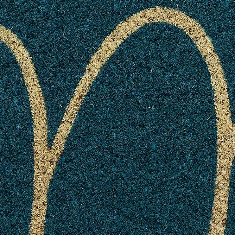 Kirklands Home Doormats|Storm Hello Doormat Blue