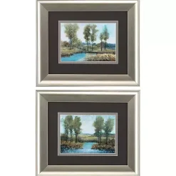 Kirklands Home Framed Art|Stream Side Framed Art Prints, Set of 2