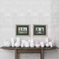Kirklands Home Framed Art|Stream Side Framed Art Prints, Set of 2