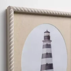 Kirklands Home Framed Art|Striped Lighthouse Framed Art Prints, Set of 2