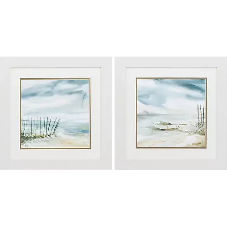 Kirklands Home Framed Art|Subtle Mist Framed Art Prints, Set of 2
