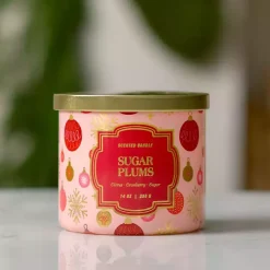 Sale Sugar Plums Triple Wick Jar Candle Candles