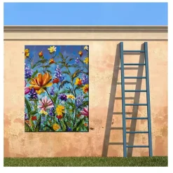 Kirklands Home Outdoor Wall Decor|Summer Heyday Outdoor Canvas Art Print