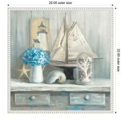 Kirklands Home Canvas Art|Summer House Framed Canvas Art Print