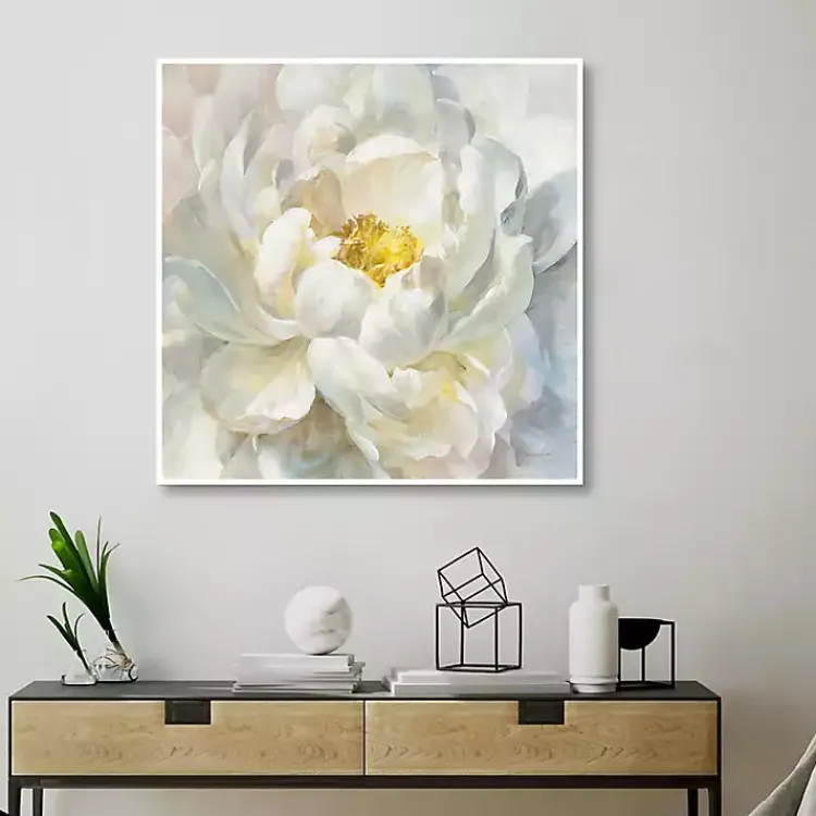 Kirklands Home Canvas Art|Summer Joy I Framed Canvas Art Print White