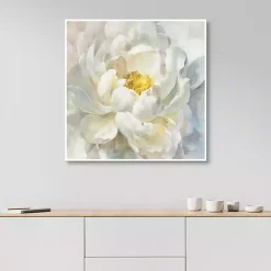 Kirklands Home Canvas Art|Summer Joy I Framed Canvas Art Print White