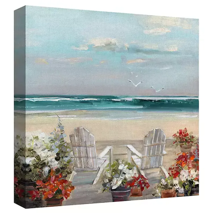 Kirklands Home Canvas Art|Summer Sea Breeze Giclee Canvas Art Print Multi