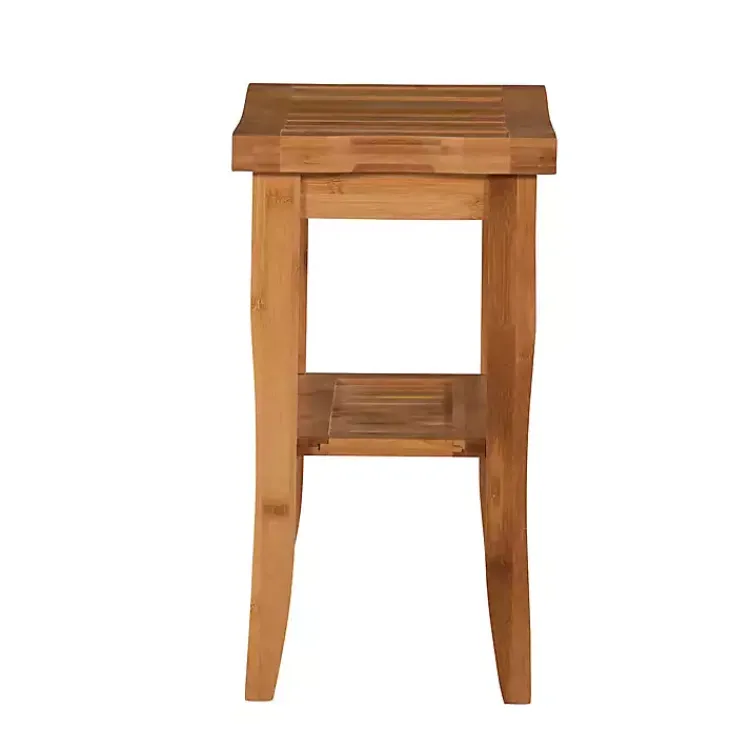 Kirklands Home Bathroom Furniture|Sumter Bamboo Bathroom Stool