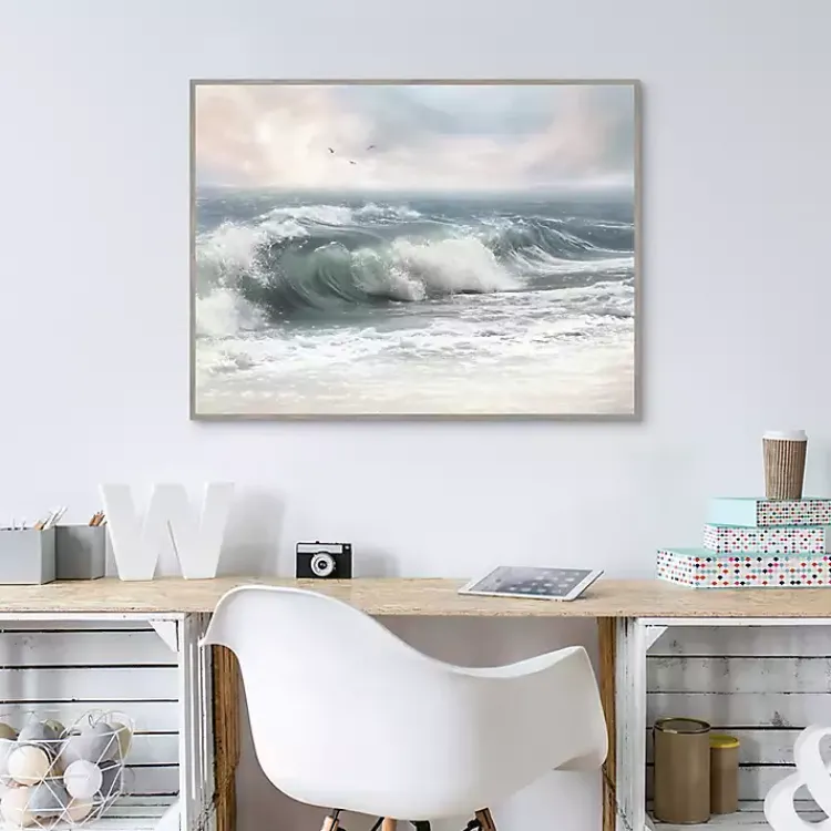 Kirklands Home Framed Art|Sun and Surf II Coastal Framed Wall Art
