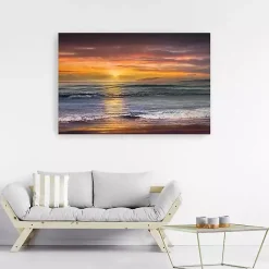 Kirklands Home Canvas Art|Sundown Descanso Beach Canvas Art Print, 60x40 in.