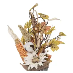 Best Sunflower and Cotton Harvest Arrangement Fall