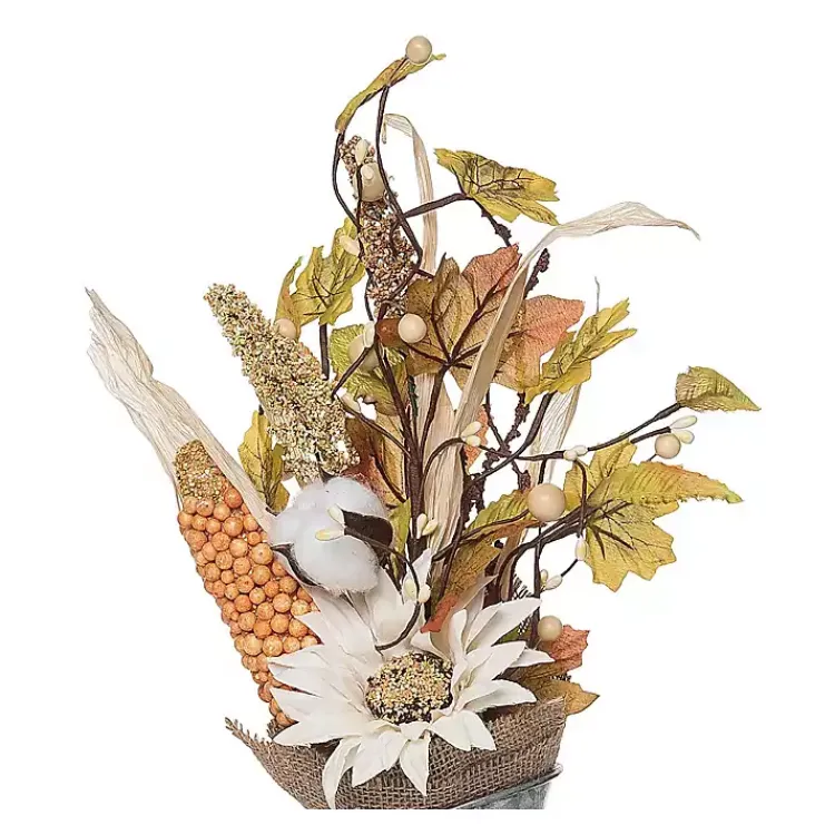 Best Sunflower and Cotton Harvest Arrangement Fall