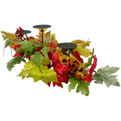 Sale Sunflower and Leaves Candle Centerpiece Fall