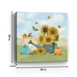Outlet Sunflower Watering Can Canvas Art Print Fall
