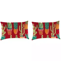 Kirklands Home Outdoor Cushions & Pillows|Sunrise Cetera Outdoor Accent Pillows, Set of 2