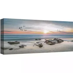 Kirklands Home Canvas Art|Sunset Flight Giclee Canvas Art Print