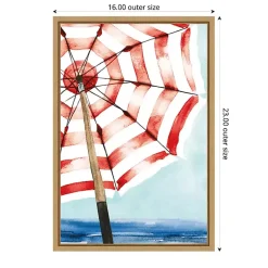 Kirklands Home Canvas Art|Surf and Sun Framed Canvas Art Print