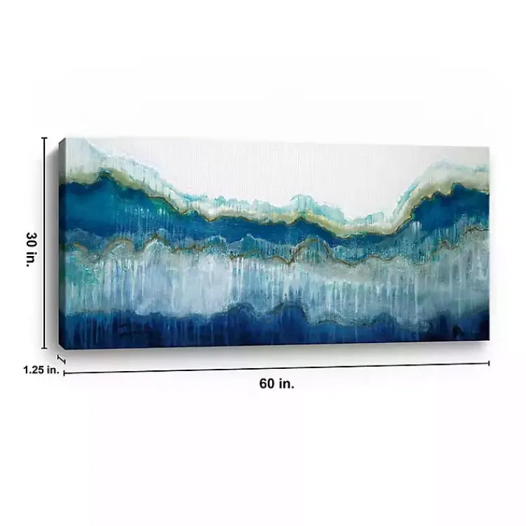 Kirklands Home Canvas Art|Surfs Up Abstract Canvas Art Print