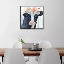 Kirklands Home Canvas Art|Susie in Flowers Framed Canvas Art Print