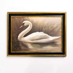 Kirklands Home Framed Art|Swan Lake Framed Art Print
