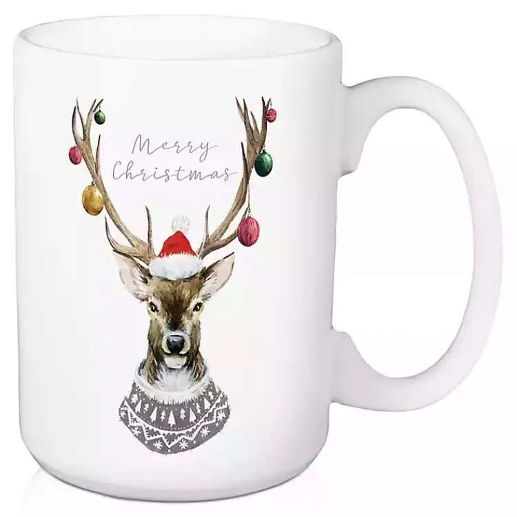 Sweater Deer Mugs, Set of 2 Christmas Dining & Entertaining