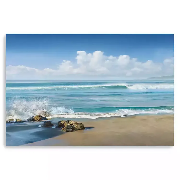 Kirklands Home Canvas Art|Sweeping Blue Canvas Art Print, 60x40 in.
