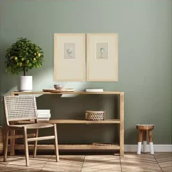 Kirklands Home Framed Art|Sweet Chickadees Framed Art Prints, Set of 2 Green