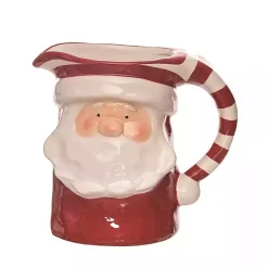 Hot Sweet Santa Claus Dolomite Christmas Pitcher Christmas Dining & Entertaining