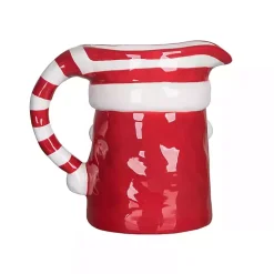 Hot Sweet Santa Claus Dolomite Christmas Pitcher Christmas Dining & Entertaining