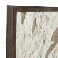 Kirklands Home Wall Plaques|Swept Away II Shadowbox Wall Plaque