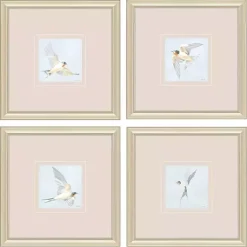 Kirklands Home Framed Art|Swift Birds Framed Art Prints, Set of 4