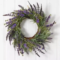 Online Swirled Lavender and Greenery Wreath Wreaths