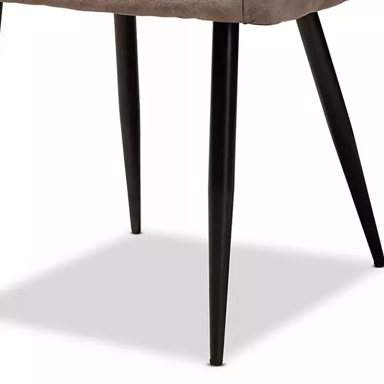 Kirklands Home Dining Tables|Table and Leather Bucket Chairs 5-pc. Dining Set