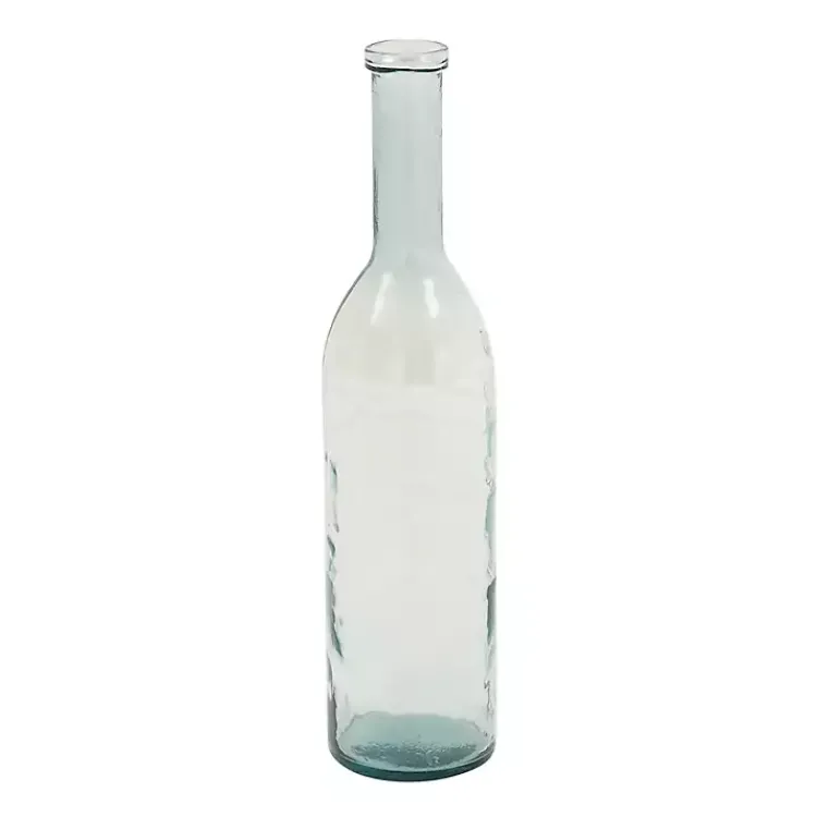 Discount Tall Farmhouse Glass Bottle Vase, 30 in. Vases