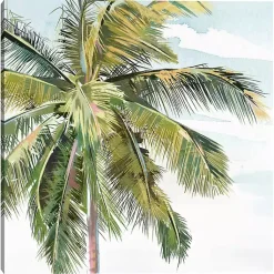 Kirklands Home Canvas Art|Tall Palm Canvas Art Print, 35x35 in.