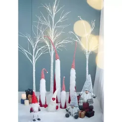 Outlet Tall Red and White Santa Gnomes, Set of 4 Christmas Decorations