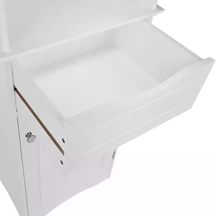 Kirklands Home Cabinets & Sideboards|Tall Open Shelves Cabinet White