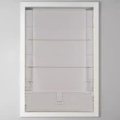 Kirklands Home Curtains & Drapes|Basketweave Cordless Roman Shade, 33 in. Tan