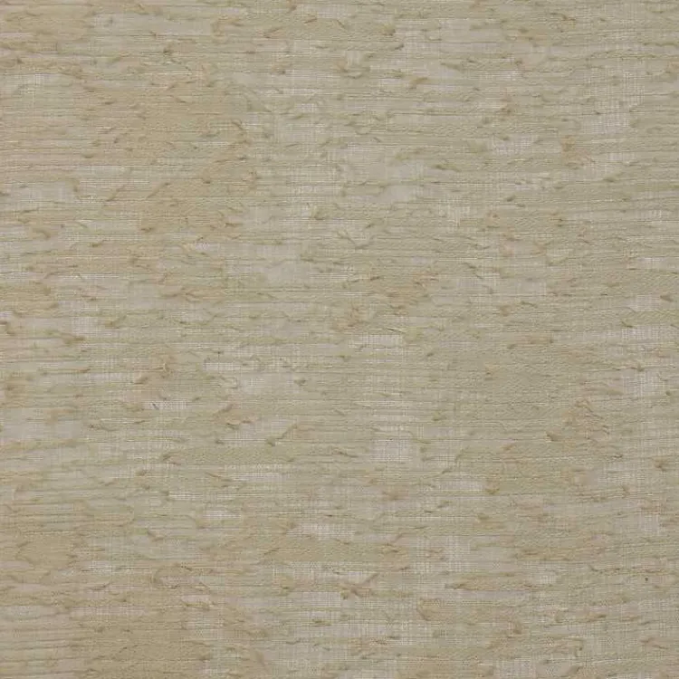 Kirklands Home Curtains & Drapes|Boucle Sheer Single Curtain Panel, 84 in. Tan