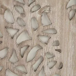 Kirklands Home Wall Plaques|Carved Wood Laurel Branches Panel Wall Plaque Tan