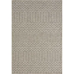 Kirklands Home Area Rugs|Chevron Indoor/Outdoor Area Rug, 7x9 Tan