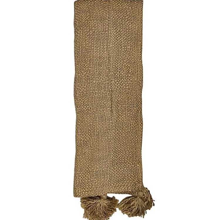 Clearance Corner Tassel Throw Blanket Blankets & Throws