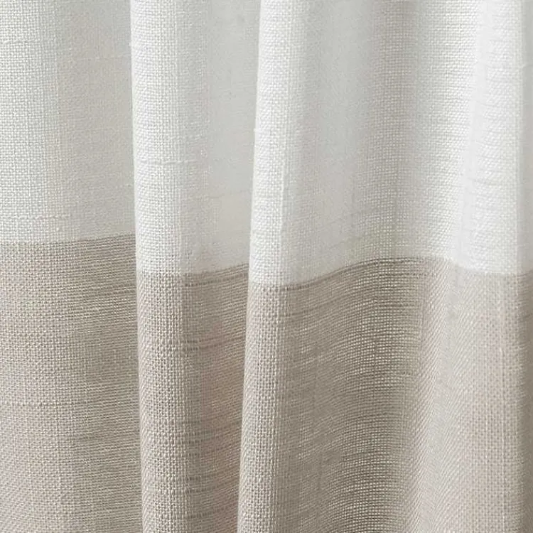 Kirklands Home Curtains & Drapes|Tan Deena Curtain Panel Set, 84 in.